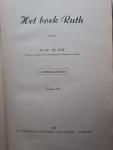 Wit, ds W. de - Het Boek Ruth, 30 Bijbellezingen