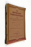 Butter O. et  B. Ruml - La  republique tchecoslovaque  aperqu de la vie intellectuelle politique  economique et sociale deuxieme edition entierement revue  (5 foto's)