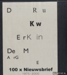 Diverse auteurs - Map met verschillende publicaties van Stichting Drukwerk in de Marge