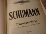 Schumann; Robert (1810-1856) - WERKE fur Pianoforte solo - Band IV; revidiert von Alfred Dorffel mit fingersatz versehen von Adolf Ruthardt