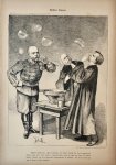 Braakensiek, Johan (1858-1940) - [Original lithograph/lithografie by Johan Braakensiek] Bellen blazen, 3 Mei 1891, 1 pp.
