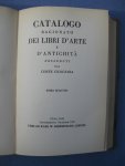 Cicognara, Conte - Catalogo ragionato dei libri d'arte e d'antichita posseduti dal Conte Cigognara. Tomo primo e secundo.