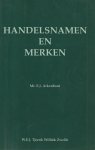 E.J. Arkenbout. - Handelsnamen en merken. Diss.