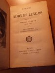 Lenclos, Ninon de - Lettres de Ninon de Lenclos. Précédées de mémoires sur sa vie