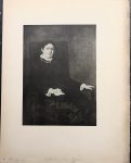 After Schwartze, Therese. - [Antique print, lithography, 19th century] Portrait of Christine Henriette Toulon van der Koog-Tydeman, after the painting made by Thérése Schwartze, 1 p.