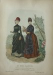  - La mode illustrée Originele litho Toilettes de Mme Bréant-Castel