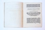  - Pamphlet. Procvratie ende verbandt by de remonstrantsche steden malkander toe-ghesonden, ende elcx hare ghedeputeerde ten dach-vaert gaende, mede ghegheven.