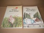 Anne Philipe; Eveline Hendrika Klaver (vertaling) - [2 boekjes] Hier, ginds, elders ... en Spiraal