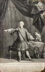Punt, Jan (1711-1779). - Original etching and engraving 1770 I Portret van toneelspeler Jan Punt als Achilles door Jan Punt, 1 p.