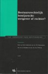 R.J.N. Schlössels, Y.E. Schuurmans, R.J. Koopman en D.A. Verburg - Bestuursrechtelijk bewijsrecht: wetgever of rechter ?