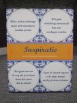 De Boekenmakers - Tegelwijsheid Inspiratie De Delftsblauwe tegelwijshedenreeks De Boekenmakers - Tegelwijsheid Inspiratie De Delftsblauwe tegelwijshedenreeks