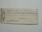 (zaanstreek). - (van Orden family). Ontvangen van den Wed. M. van Orden de somma van zes gulden. Jo van Heynsbergen.