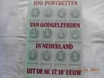 W M den Hertog - Honderd portretten van godgeleerden in ned. / druk 1uit de 16e,17e,18e eeuw