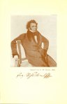 Keller, Mr. G. uit Beroemde musici V.met Aquarel van A.W. Rieder  uit 1825 - Franz Schubert.