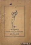 Cate, C.H. ten - Catalogus met Practische Wenken voor Tennisspelers