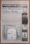 ARCHITECTURAL DESIGN. - Architectural Design News Supplement [ about postmodernism, among other things ]