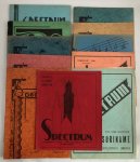 Janssen, Cornelius, red., - Spectrum Suriname. Tijdschrift voor intellectuele jongeren. [11 losse nummers, jaargang 1, 2, 3, 5]