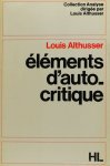 ALTHUSSER, L. - Éléments d'autocritque.