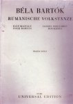 Bartok Bela - Rumanische Volkstanze piano solo