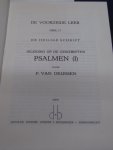 Deursen, F. van - De Voorzeide Leer, Deel 1j, De Heilige Schrift / inleiding op de geschriften Psalmen (I)