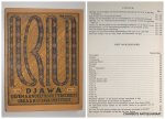 DJAJADININGRAT, RADEN AR IO HOESEIN (et al, eds.), - Djawa. Driemaandelijksch tijdschrift uitgegeven door het Java-Instituut. (1e jaargang), No. 4, December 1921.