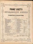 Liszt, Franz: - [R 580b] Franz Liszt`s gesammelte Lieder mit Pianofortebegleitung. No. 27. Kling` leise mein Lied von Nordmann. Ausgabe für Sopran oder Tenor
