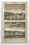 Abraham Zeeman (1695/96-1754) - Antique print, etching, 1730 | Schaatsryden (schaatsen, ice skating) op den Amstel. / Admiraalschap Zeylen op den Amstel, 1 p.