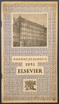 ELSEVIER. - Fondscatalogus 1951 Elsevier.
