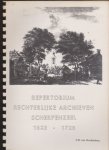 Woudenberg, H.M. van - SCHERPENZEEL Genealogie Repertorium Rechtelijke archieven Scherpenzeel 1623-1728