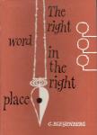 Bleyenberg, C. - The right word in the right place.   A collection of  synonyms used in commercial English