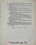 Heidegger, Johann Heinrich - Bybels Handboek ofte Beknopte Ontledinge van alle de Schriften des Ouden en Nieuwen Testaments. De eerste begrepen in XL, en de laatste in XXIX Hooftstukken. Tot beter begrip is achter ieder Hooftstuk bygevoegd desselfs Korte Tafel. In het Lat...
