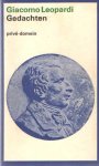 Leopardi, Giacomo - Gedachten