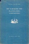 Berg, P.W.J. van den - Het karakter der plattelandssamenleving.