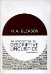 H. A. Gleason - Introduction to Descriptive Linguistics