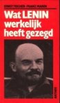 FISCHER, ERNST / MAREK, FRANZ - Wat Lenin werkelijk heeft gezegd