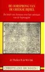  - De oorsprong van de Griekse bijbel de brief van Aristeas over het ontstaan van de Septuagint