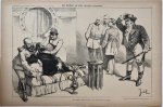 Braakensiek, Johan (1858-1940) - [Original lithograph/lithografie by Johan Braakensiek] De Sultan en zijn nieuwe vrienden, 12 September 1891, 1 pp.