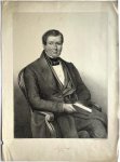 Mieling, C.W. - Original print, lithography 19th century I Portret van J. Op den Hooft door C.W. Mieling, published 19th century, 1 p.