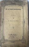 Costa, Isaäc da - Literature 1848 | Isaac da Costa: Zit aan mijne rechterhand. Hymne. Amsterdam, G.W. Tielkemeijer, 1848.