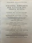 Heim, Antonius van der, uit Rotterdam - Dissertation philosophy 1775 | Specimen philosophicum de injustitia populorum per faustum successum punita [...] Leiden Theodorus Haak en Comp. 1775