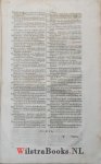 N.N., - Acta ofte Handelinghen des Nationalen Synodi inden name onses Heeren Jesu Christi. : Ghehouden door authoriteyt der Hoogh: Mogh: Heeren Staten Generael des Vereenichden Nederlandts, tot Dordrecht, anno 1618. ende 1619. : Hier comen oock by de ...