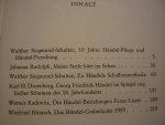 Händel; Georg Friedrich (1685–1759) - Jahrbuch 7./8. jahrgang 1961/62; herausgegeben von der Georg-Friedrich-Händel-Gesellschaft Händel; Georg Friedrich (1685–1759) - Jahrbuch 7./8. jahrgang 1961/62; herausgegeben von der Georg-Friedrich-Händel-Gesellschaft