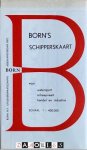  - Born's Schipperskaart voor watersport, scheepvaart, handel en industrie. Schaal 1 : 400.000 incl. Register