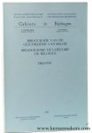 Vervaeck, Solange. - Bibliografie van de geschiedenis van België - Bibliographie de l'histoire de Belgique 1865 - 1914.