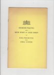 Coster Dirk - Herdenking van Betje Wolff en Aagje Deken en ere-promitie van Dirk Koster