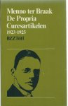Ter Braak, Menno - De Propria Curesartikelen 1923 - 1925