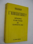 Sacquard de Belleroche, Maud - L'Ordinatrice? Mémoires d'une femme de quarante ans.