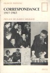 Poulenc, Francis - Correspondance 1915-1963. Réunie par Hélène de Wendel. Préface de Darius Milhaud