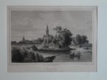 Edam. - Edam. Van den purmerringdyk gezien.
