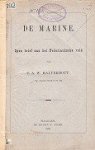 Halverhout, C.A.W. - De marine, open brief aan het Nederlandsche volk